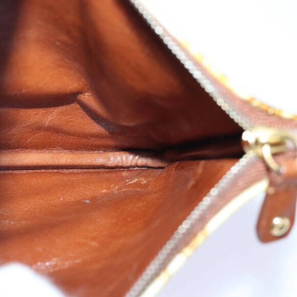 LOUIS VUITTON Monogram Charm Pochette Plat Coin Purse Brown - Picture 10 of 16